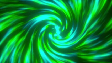 Poster - Neon 3d render spiral moving in space. Futuristic whirlpool in dark sky. Magical bright powerful flash that bends space. Digital luminous twirl rotating graphic elements.