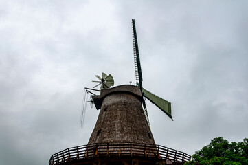 Traditional German windmill at Golf Club Herford e.V.