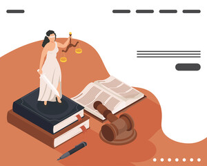 Sticker - gavel and legal icons