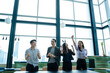 © visoot - Successful business team,Business team celebrating a good job in the office.