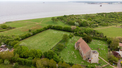 Wall Mural - aerial view Kent countryside