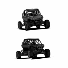 Wall Mural - utv car vector