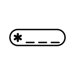 Canvas Print - password icon. login icon. vector illustration. web icon. cyber security icon.