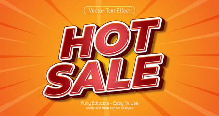 Leinwandbilder - Hot sale 3d editable text effect template style