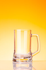 Canvas Print - Empty beer glass