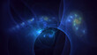 © BetiBup33 - 3D rendering abstract colorful fractal light background