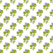 Seamless pattern with viola mirabilis medicinal plant.