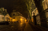 Fototapeta Konie - Sandomierz  w nocy 