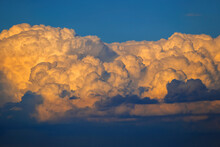 Sky With Cumulonimbus Cloud At Sunset