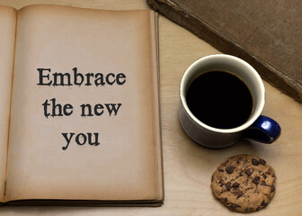 Sticker - Embrace the new you