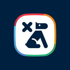 Poster - No Dog - App Icon Button