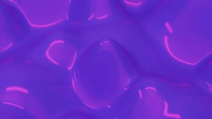 Aufkleber - Abstract lilac background with liquid wave. Abstract loop animation