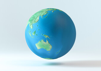 Stylized Earth Globe