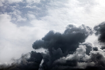 Wall Mural - dramatic clouds background