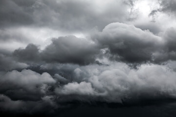 Wall Mural - dramatic clouds background