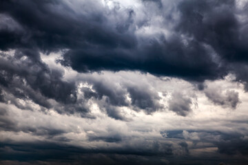 Wall Mural - dramatic clouds background