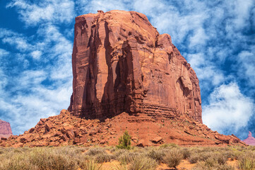 Canvas Print - Rocks in Monument Valley, Wild West USA	