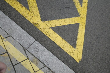 Sticker - Lines on asphalt