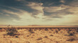California Mojave Desert Raw Landscape