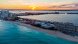 Mexico Beach Carribean Sunset and Sunrise