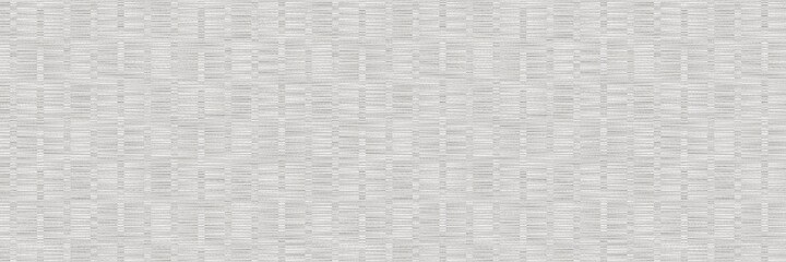 Sticker - Natural French gray linen texture border background. Ecru flax fibre seamless edge pattern. Organic yarn close up woven fabric ribbon trim banner. Rustic farmhouse cloth canvas edging