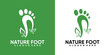 love foot logo design with style and cretive concept