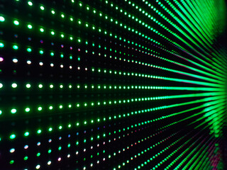 Aufkleber - Led digital light dot Pattern Technology background