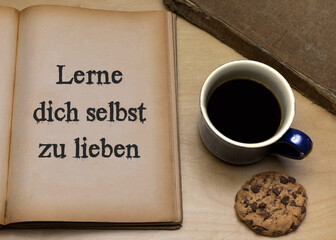 Sticker - Lerne dich selbst zu lieben