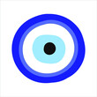 © Sachinda Perera - Evil Eye Symbol Turkish Blue Eye Vector Illustration