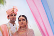 © IndiaPix - Indian bride and groom in traditional wedding dress