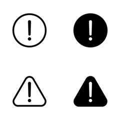 Sticker - Alert icon set