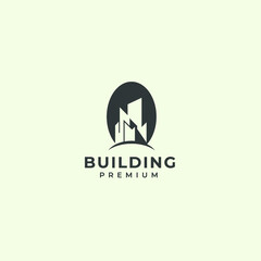 Modern Real Estate company Logo Design. Building, Construction Working Industry logo concept Icon. Residential contractor, General Contractor and Commercial Office Property business logos