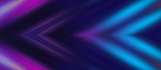 Wall Mural - dark futuristic, bright abstract background, neon glow, laser lines, shapes. blurry bokeh.