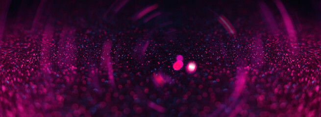 Wall Mural - dark futuristic, bright abstract background, neon glow, laser lines, shapes. blurry bokeh.