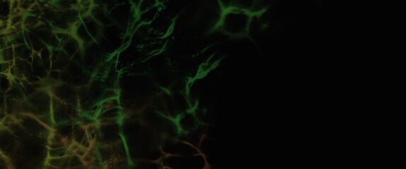 Wall Mural - green smoke background
