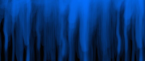 Wall Mural - abstract blue curtains