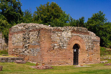 Wall Mural - Felix Romuliana, remains of ancient Roman complex of palaces and temples Felix Romuliana near Gamzigrad, Serbia