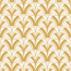 Poster - abstract seamless pattern in art deco style.