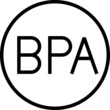 BPA free label line icon, vector illustration