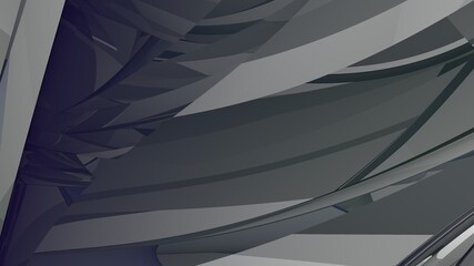Poster - Glass or icy abstract background of broken lines. Rendering an image.