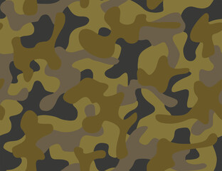 Full seamless abstract military camouflage skin pattern vector for decor and textile. Army masking design for hunting textile fabric printing and wallpaper. Design for fashion and home design.