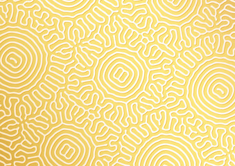 Poster - Yellow organic background. Coral texture background. Nature pattern.