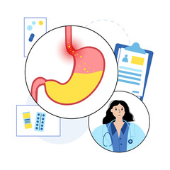 Sticker - Gastroesophageal reflux disease