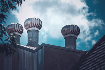 Poster - chimney and sky