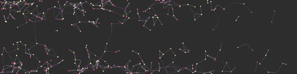 Abstract Low Polygon Mesh color Generative Art background illustration