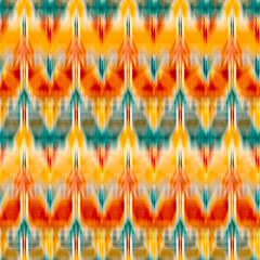 Wall Mural - tribal seamless pattern. colorful tileable abstract background.