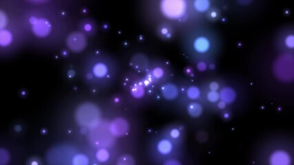 Poster - Abstract background blurry and shining particles. Glittering shimmering light with bokeh. For celebration and holiday events Christmas, New year, wedding background. background animation