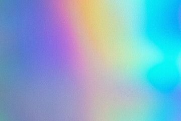 Aufkleber - Abstract pastel purple holographic blurred grainy gradient background texture. Colorful digital grain soft noise effect pattern. Lo-fi multicolor vintage retro design.