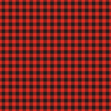Red Checkered Pattern, Seamless Background, Vector Gingham