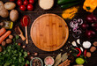 Assortment of ingredients and spices , for cooking, on a wooden background, concept, top view, food background, horizontal, no people, toned